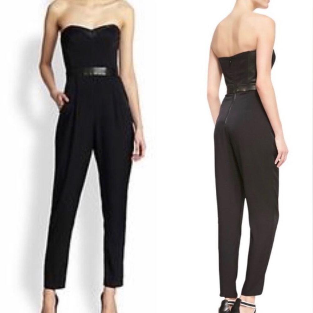 Sis.Sis Black Strapless Jumpsuit